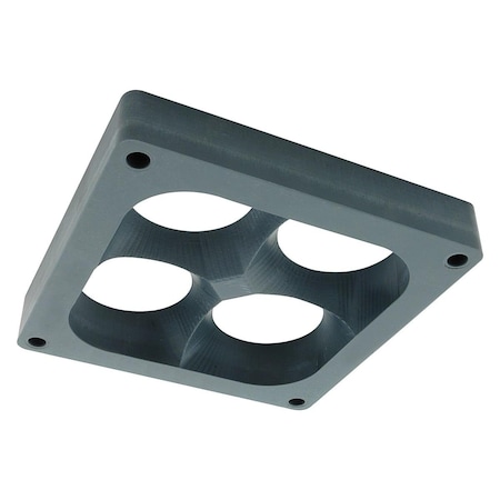 Allstar Performance 1 in. 4500 Tapered 4 Hole Hi-Flow Carburetor Spacer ALL25996